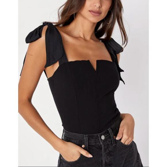 Free People Women's Lola Thong Bodysuit Sz S Small Coral Pink - Picture 2 of 9